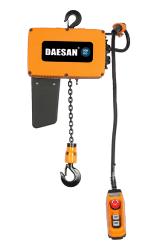 The chain hoist of Daesan Innotec, a manufacturer of inverter hoist