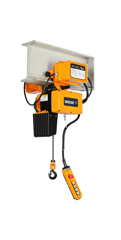 DAESAN Smart Hoist is a hoist that can be used in various work environments such as homes and construction sites by being upgraded with modern design and high-performance functions.